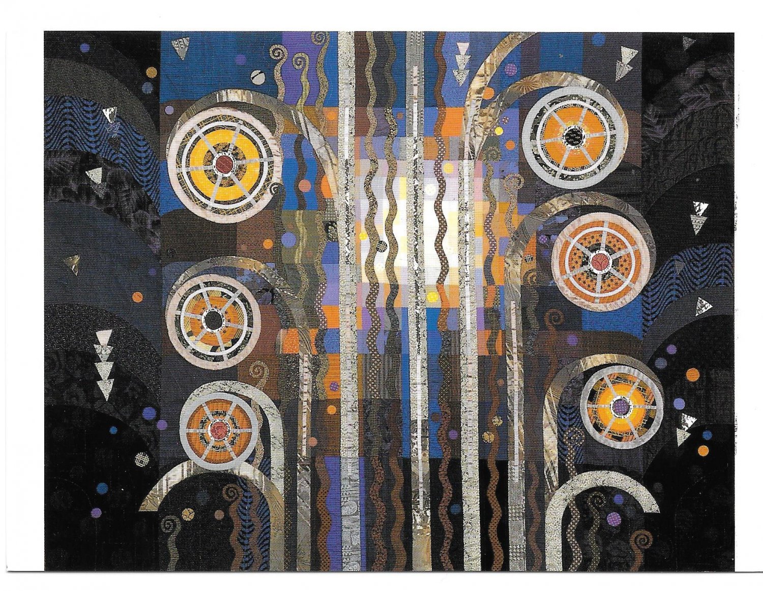 Expo 90 Steel Garden Fabric Gardens Quilt Exhibition Osaka Japan 4X6