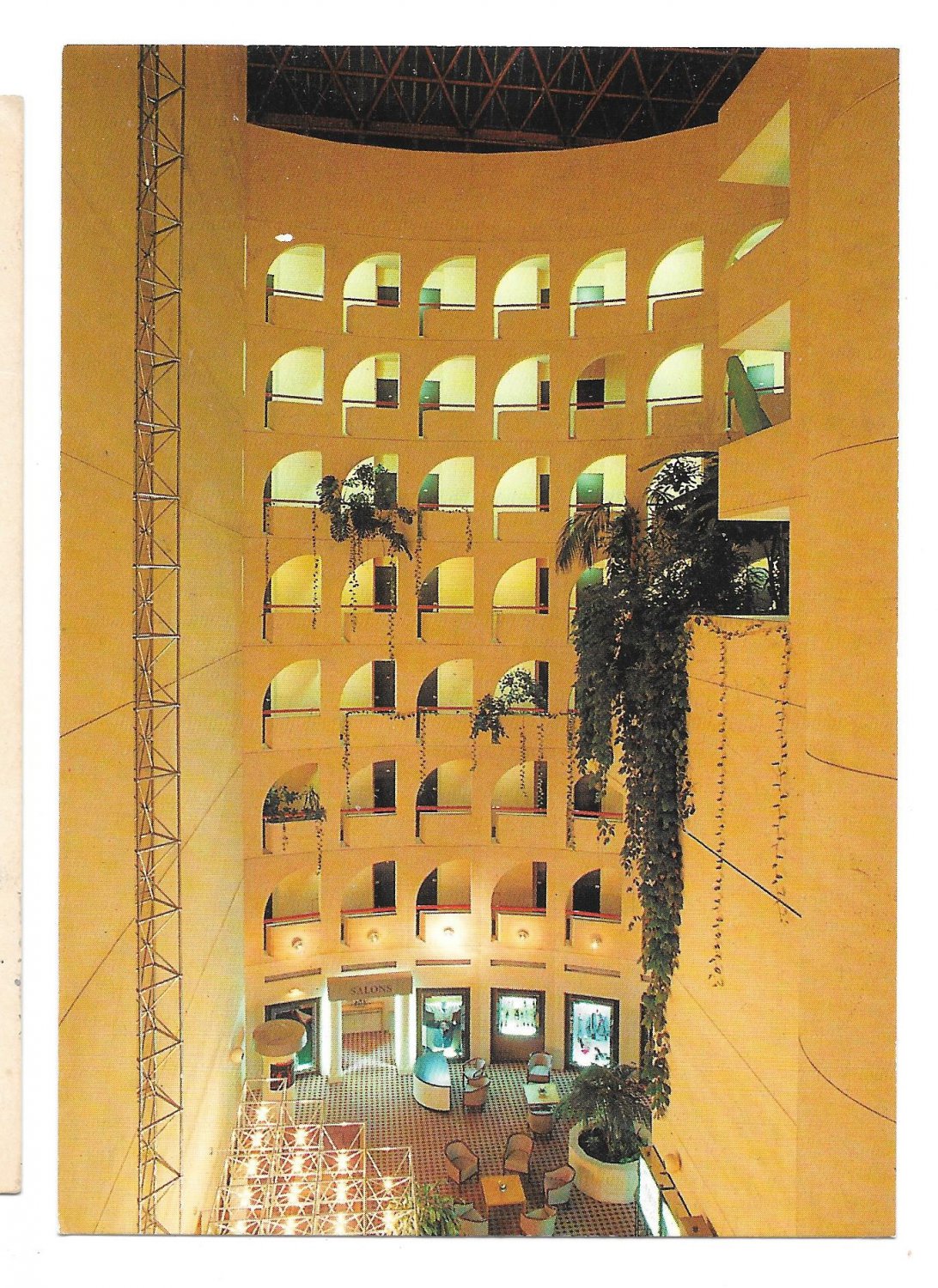France Lyon Pullman Hotel Part Dieu Tower Radisson Blu Vintage 4X6 Postcard