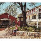 PA Lahaska Peddlers Village Green Cock and Bull Restaurant AD Vintage Postcard