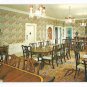 MA Deerfield Inn Dining Room Historic Massachusetts Vintage Walter H Miller Postcard