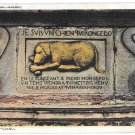 Canada Quebec Golden Dog Chien D'Or  Vintage Librairie Gatneau Postcard