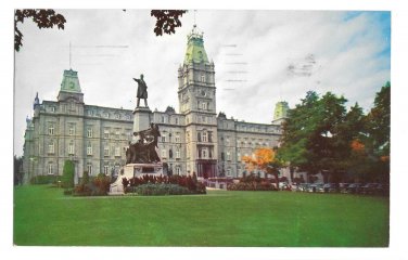 Quebec Canada Parliament Building Le Parlement Vintage S J Haywawrd Photo Postcard