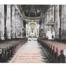 Canada Quebec St Anne de Beaupre Basilica Interior Church Vintage Postcard