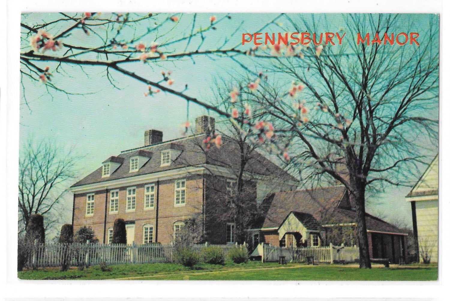 Pennsbury Manor Historic Home of William Penn Bucks County PA Vintage