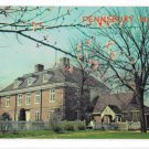 Pennsbury Manor Historic Home of William Penn Bucks County PA Vintage WYCO Postcard