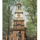 Philadelphia PA Independence Hall South Side Facade Park Entrance WYCO Postcard