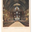 Notre Dame Church Interior Canada Montreal L'eglise Notre Dame Private Post Card