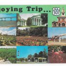 Enjoying Trip US HIghway 301 and interstate Rte I-95 Multiview Vintage Postcard