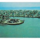 Stone Harbor NJ Aerial View Yacht Club Atlantic Ocean Vintage New Jersey Postcard