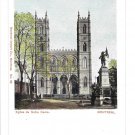 Canada Montreal Eglise de Notre Dame Church Cathedral Private Post Card