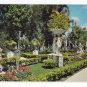 Clearwater FL Kapok Tree Inn East Garden Three Graces Statue Vintage Florida Postcard