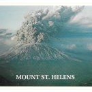 WA Mount St Helens Erupting Active Volcano Washington Ted Leonard Photo Vntg 4X6 Postcard