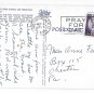 CA Sidewalk Flower Stand Vendor Cart San Francisco California Vintage Postcard