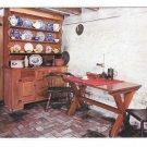 PA Philadelphia Betsy Ross House Interior Basement Kitchen Vintage Postcard