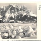 Neuen Jahr German Real Photo New Years Postcard RPPC Snowy Mountain Cabins Neuen Jahr German Real Photo New Years Postcard RPPC Snowy Mountain Cabins