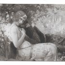 Viviane et Merlin Art Nouveau Gaston Boussiere Salon de Paris 1913 Selecta Postcard