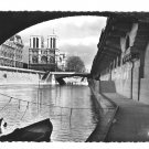 RPPC Paris France Promenade sous le Ponts Walk Under The Bridges Chantal RP Postcard