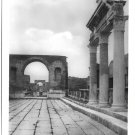 RPPC Italy Pompei Arches of Triumph Civil Forum Glossy Bromostampa Postcard