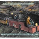 Coal Mining Anthracite Region PA Electric Locomotive Hauling Cars Mebane Postcard