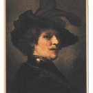 Artist Rembrandt Painting Self Portrait as an Officer Gestel & Zn Fine Art Postcardardtcard Artist Rembrandt Painting Self Portrait as an Officer Gestel & Zn Fine Art Postcardardtcard