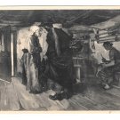 RPPC Artist Hans Best Painting Besuch von Auswarts Heinrich Hoffman Photo 4X6 Postcard