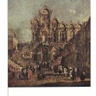 Italy Campo San Zanipolo Guardi Artist Painting National Gallery of Art DC Postcard