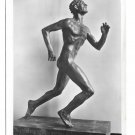 RPPC Der Laufer The Runner Josef Humplik Nude Sculpture Austria Karl Kuhne 4X6 Postcard