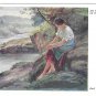 The Trout La Truite Karl Zewy Artist Painting Austria Wiener Kunst B. K. W. I Postcard