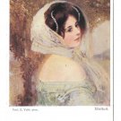 Eitelkeit Vanity Beautiful Woman Artist Eduard Veith Austris BKWI 884a-4 Postcard932 Postcard