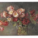 Art Still Life Painting Flowers Crystal Glass Vase Theo Stroefer Germany TSN Serie 976 Postcardard Art Still Life Painting Flowers Crystal Glass Vase Theo Stroefer Germany TSN Serie 976 Postcardard