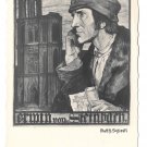 Portrait of Erwin von Steinbach by German Artist Matthaus Schiestl Austria Postcard Portrait of Erwin von Steinbach by German Artist Matthaus Schiestl Austria Postcard