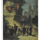 Artist Carl Spitzweg Painting Serenade Standchen Germany EBD 1471 Postcard