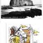 RPPC Chile Piedra de la Iglesia Constitution Postcard w Christmas Card