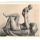 RPPC Sculpture Josef Mullner Mutter und Kind Wien Austria 4X6 Karl Kuhne Art Postcard RPPC Sculpture Josef Mullner Mutter und Kind Wien Austria 4X6 Karl Kuhne Art Postcard