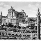 Italy Rome Trajans Forum Vittorio Emmanuel Monument  Glossy 4X6 Postcard