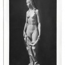 RPPC Young Girl Nude Sculpture Adolf Wagner Von D Muhl Austria 4X6 Glossy Art Postcard