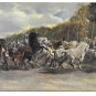 Der Pferdemarkt Horse Fair Artist Rosa Bonheur Posted 1948 Stengel Art Postcard