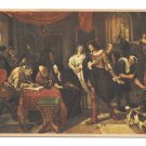 Artist Jan Steen The Marriage Contract Dutch Painter Hague Art Postcard