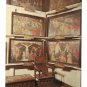 CA Mission San Gabriel Arcangel Paintings Stations of the Cross Lowman 1969 Postcard