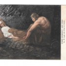 Quo Vadis Lygia und Ursus  im Kerker in Dungeon Collotype Poland 1913 Art Postcard