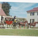 VA Mount Vernon Powel Horse Drawn Coach Vintage Virginia Postcard