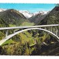 Austria Italy Brenner Autobahn Arch Bridge Highway Alps Tyrol 4X6 Postcard