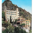 Italy Sicily Taormina Messina Hotel Mediterranee Sagep 4X6 Postcardostcard