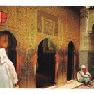 Morocco Sanctuary of Moulay Idriss II Portal IX Century Fez Medina Vntg 4X6 Postccard