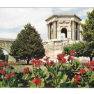 France Montpellier Chateau D'Eau du Peyrou Garden E.K.B. 9419 YVON Vintage 4X6 Postcard