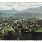 Austria Alps Tyrol Innsbruck mit Serles und Nocckspitze Aerial View 4X6 Postcard