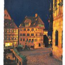 Germany Nuremberg Nurnberg Albrecht Durer Haus House Night View 4X6 Postcardcard