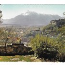 Austria Alps Untersberg und Hohensalzburg Fortress from Kapuzinerberg 4X6 Postcard