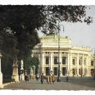 Austria Wien Burgtheater Vienna Imperial Theatre Entrance Sculpture Walway 4X6 Postcard