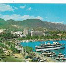 Acapulco Guerrero Mexico Miguel Aleman Boulevard Malecon Cruise Ship in Harbor  Postcard